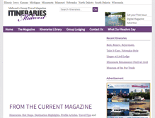 Tablet Screenshot of itinerariesmidwest.com